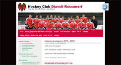 Desktop Screenshot of hcdiavolirossoneri.it