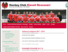 Tablet Screenshot of hcdiavolirossoneri.it